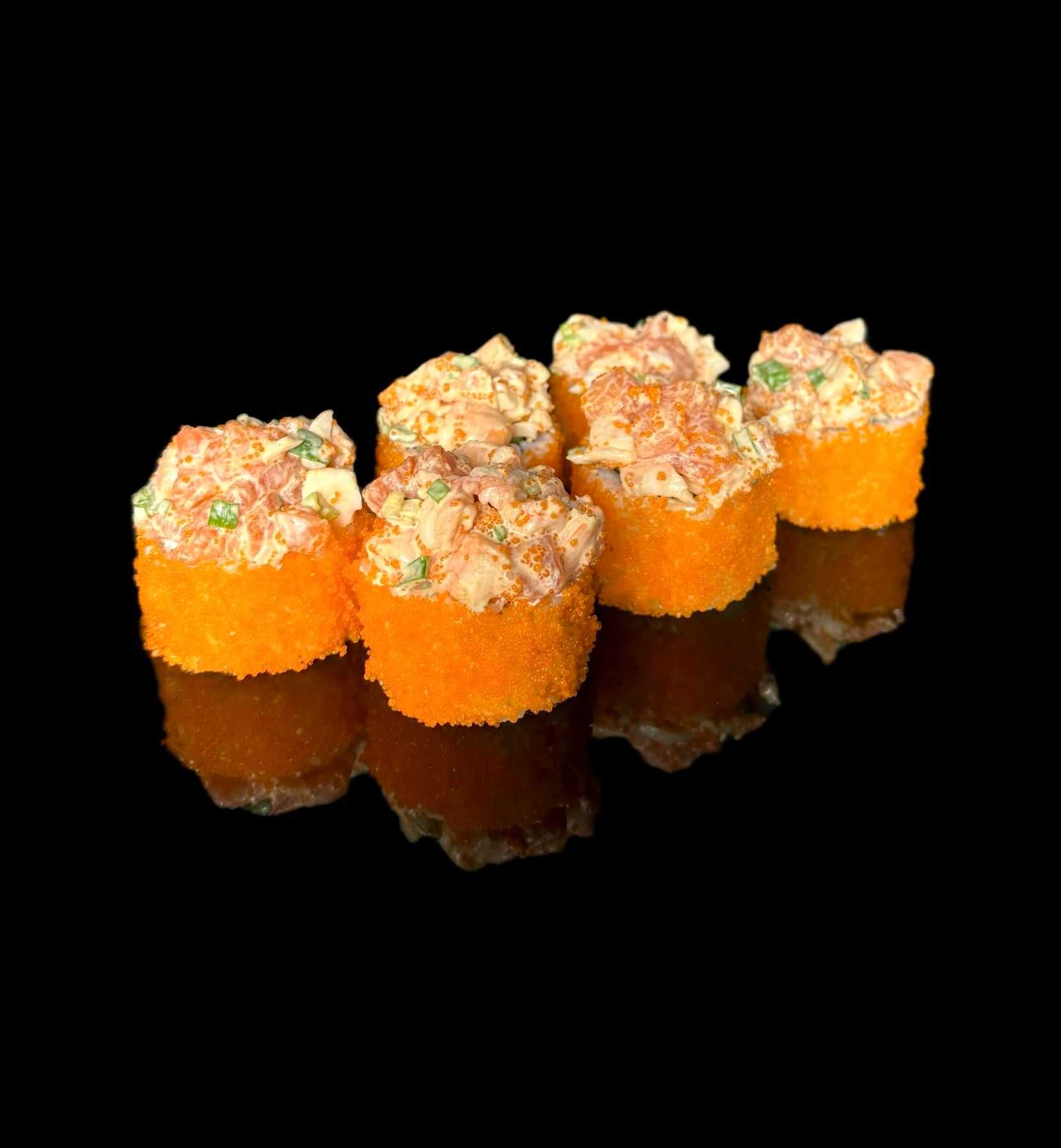 ФЕЛІКС З ЛОСОСЕМ ТА КРЕВЕТКАМИ з тайським соусом