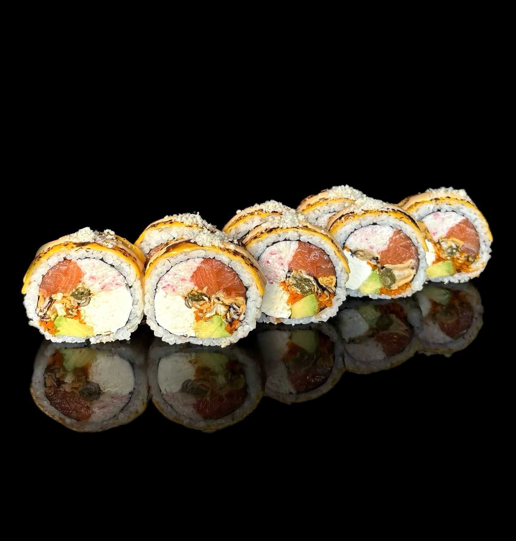 KING ЧІЗІ з мідіями та лососем